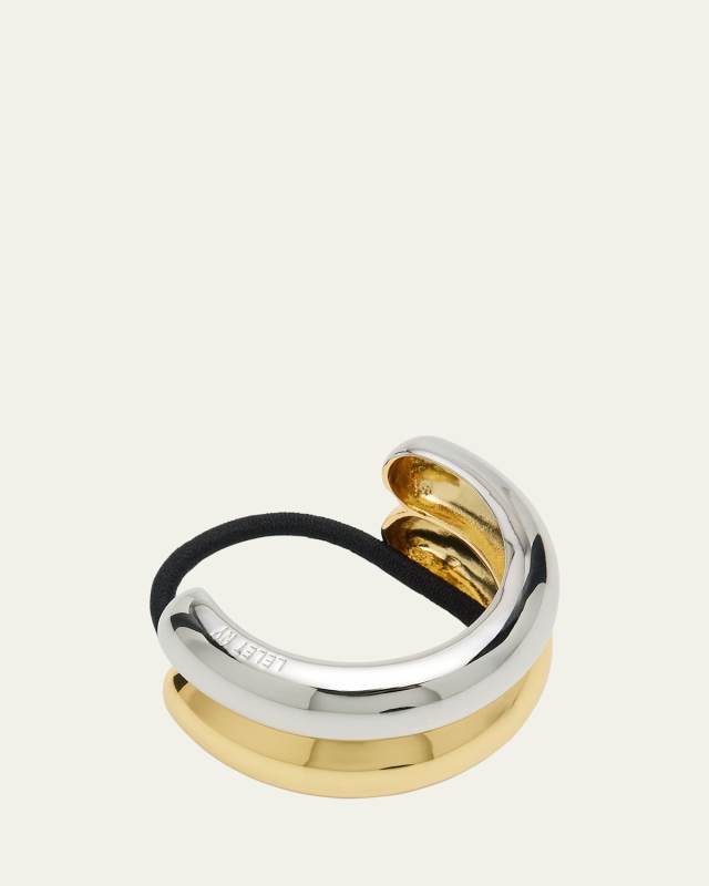 Glossy Double Arch Ponytail Cuff